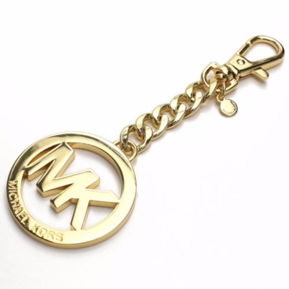 Michael Kors Handbags - Michael Kors MK Gold Bag Charm Jewelry Key-Chain