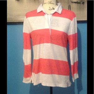 J. Crew long sleeve rugby shirt
