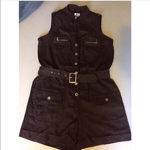 Women's brown CACHÈ Romper