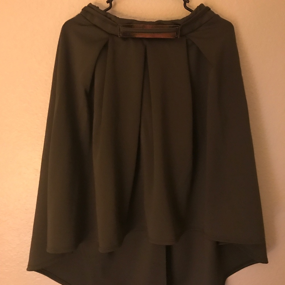 FANCY GREEN LONG SKIRT