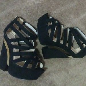 Just Fab Wedges-size 10