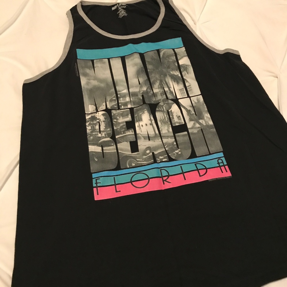 Men's XL Surf and Style Miami Beach Tank Top