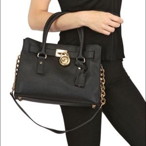 MK Hamilton safiano leather Medium