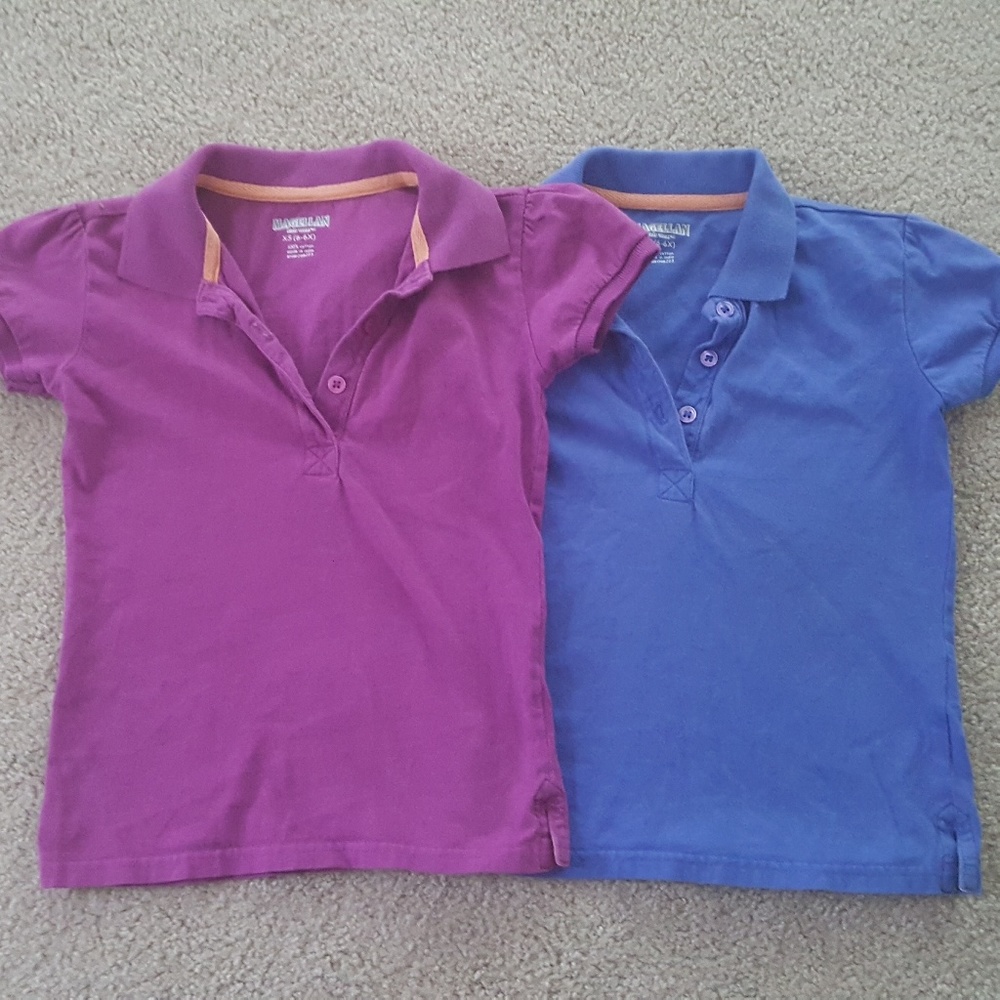 2 girls Magellan polos