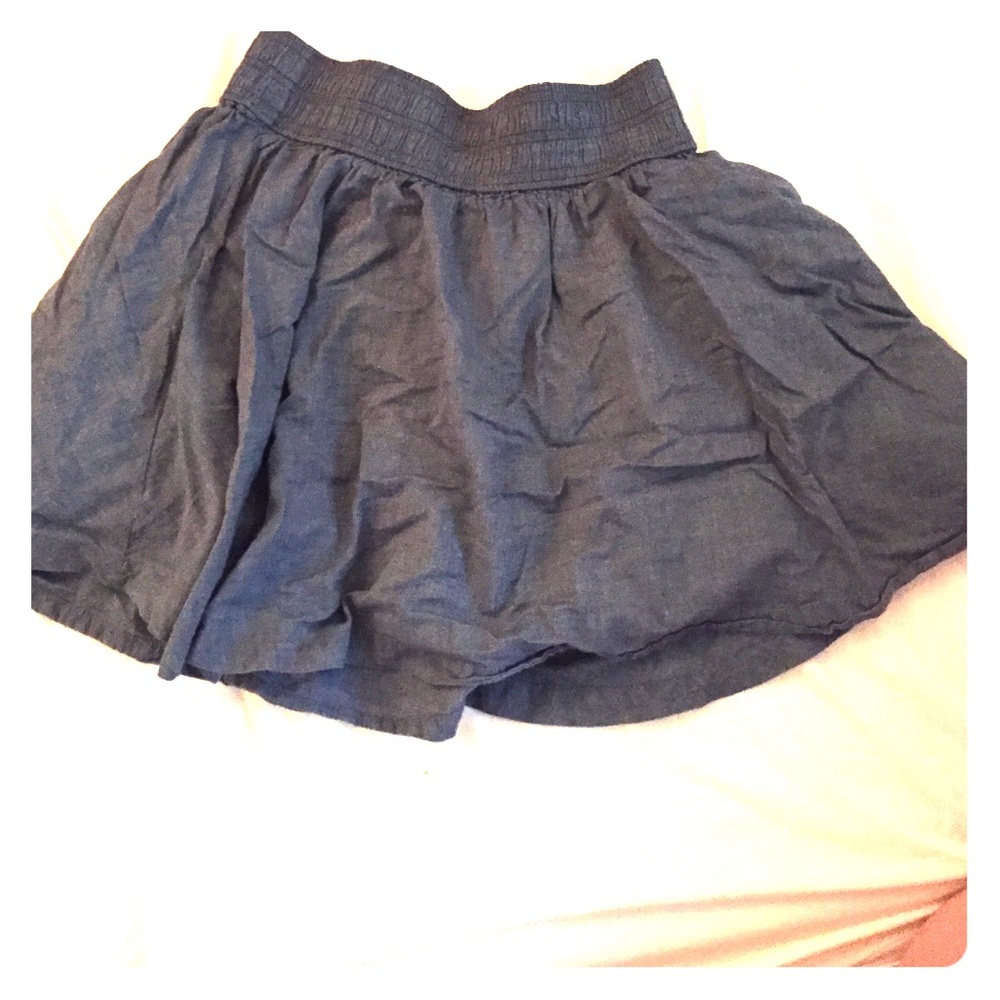 CHAMBRAY SKIRT