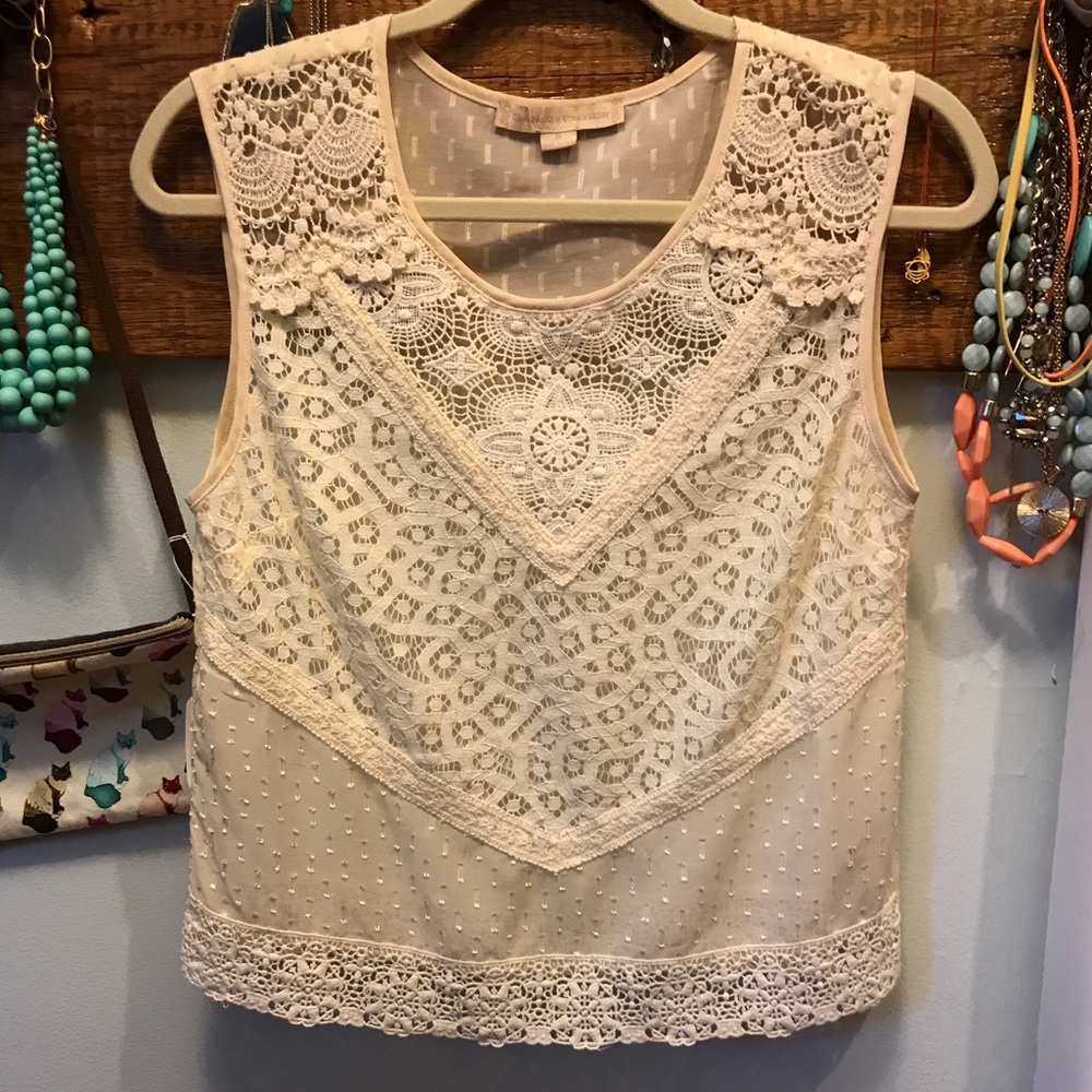 ModCloth Lace/Crochet Top