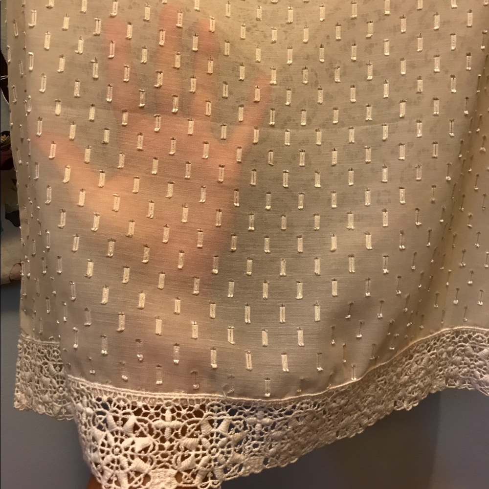 ModCloth Lace/Crochet Top - Picture 5 of 6