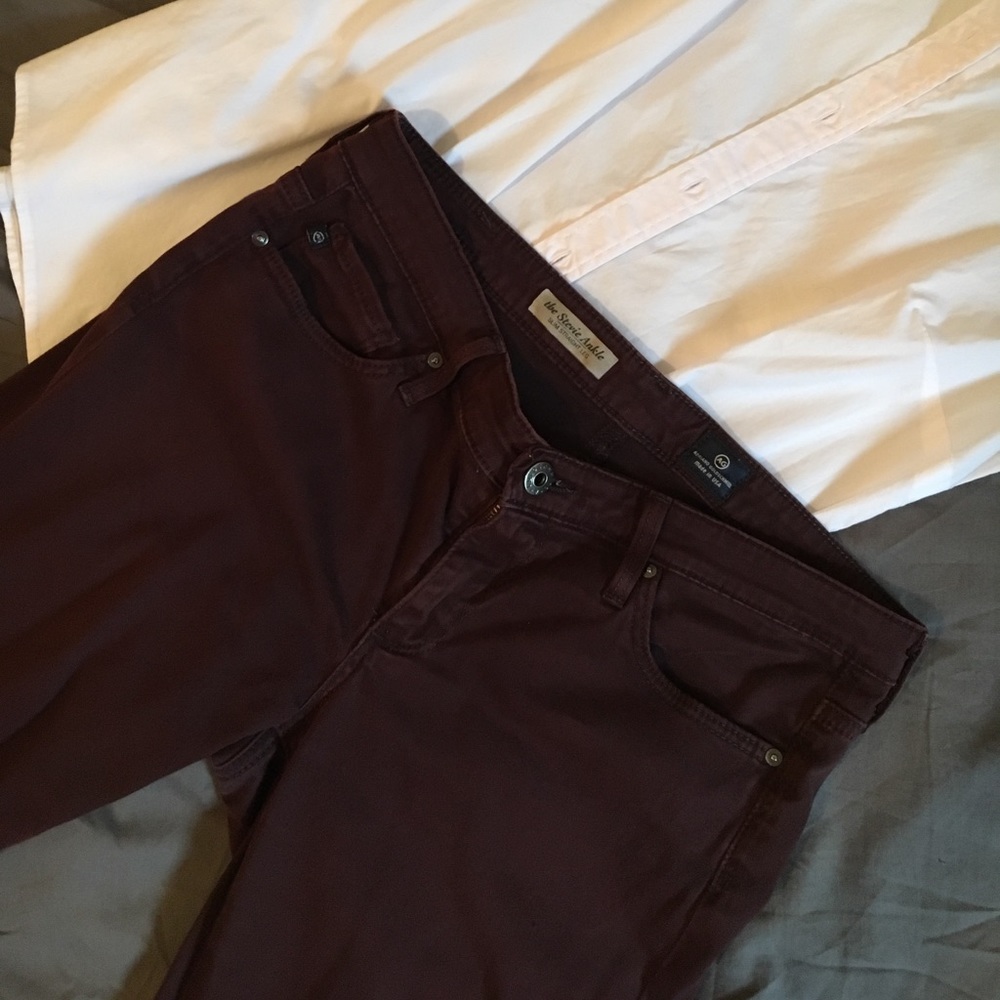 AG slim straight leg pants