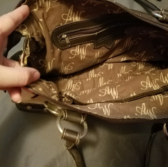 American West "Prairie Rose" Cowhide/Tooled Leathe - Picture 2 of 7