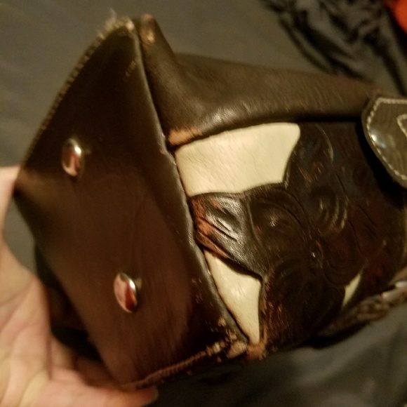 American West "Prairie Rose" Cowhide/Tooled Leathe - Picture 7 of 7