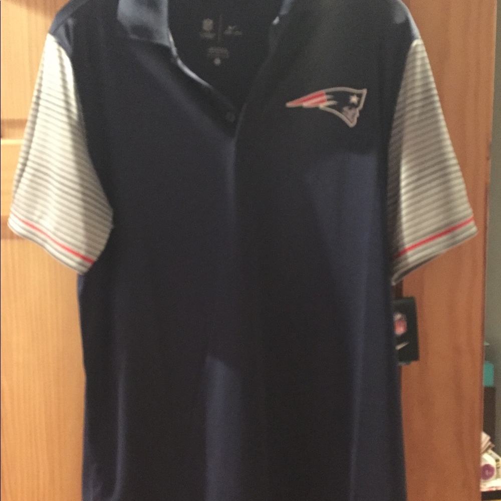 New England Patriots Nike polo authentic large