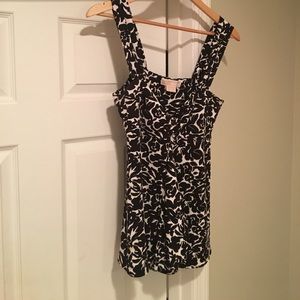 Michael Kors black and white top