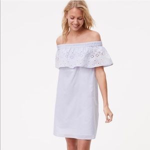 Loft off shoulder dress