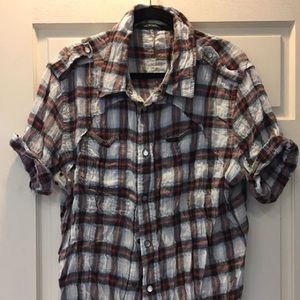 william rast lightweight button down
