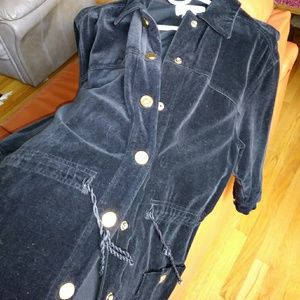 St. John Signature Jeans Velvet Jacket