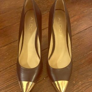 Aldo Genuine Leather black pumps size 7.5