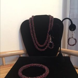 Garnet inspired Jewerly