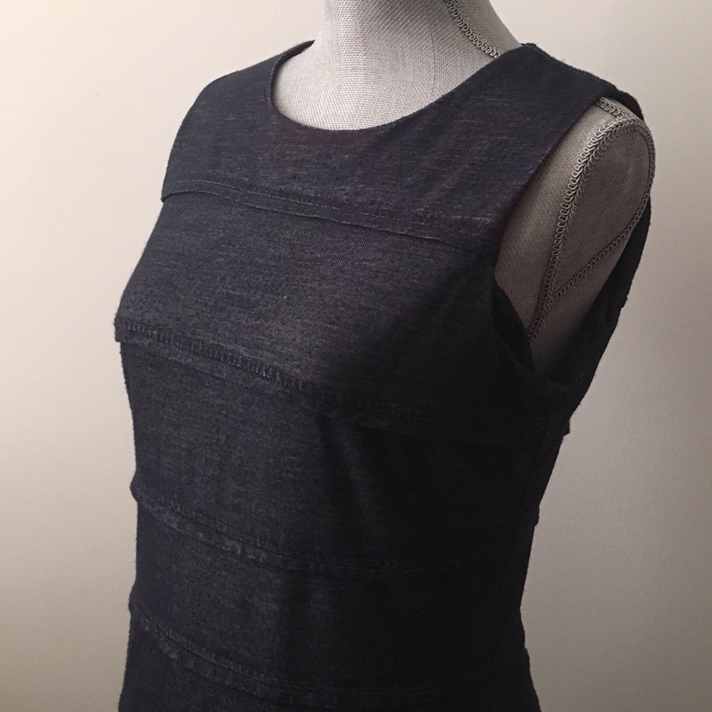 Gently used Dark Wash Tiered Denim Dress