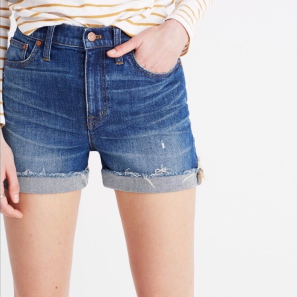 Madewell Denim high rise shorts