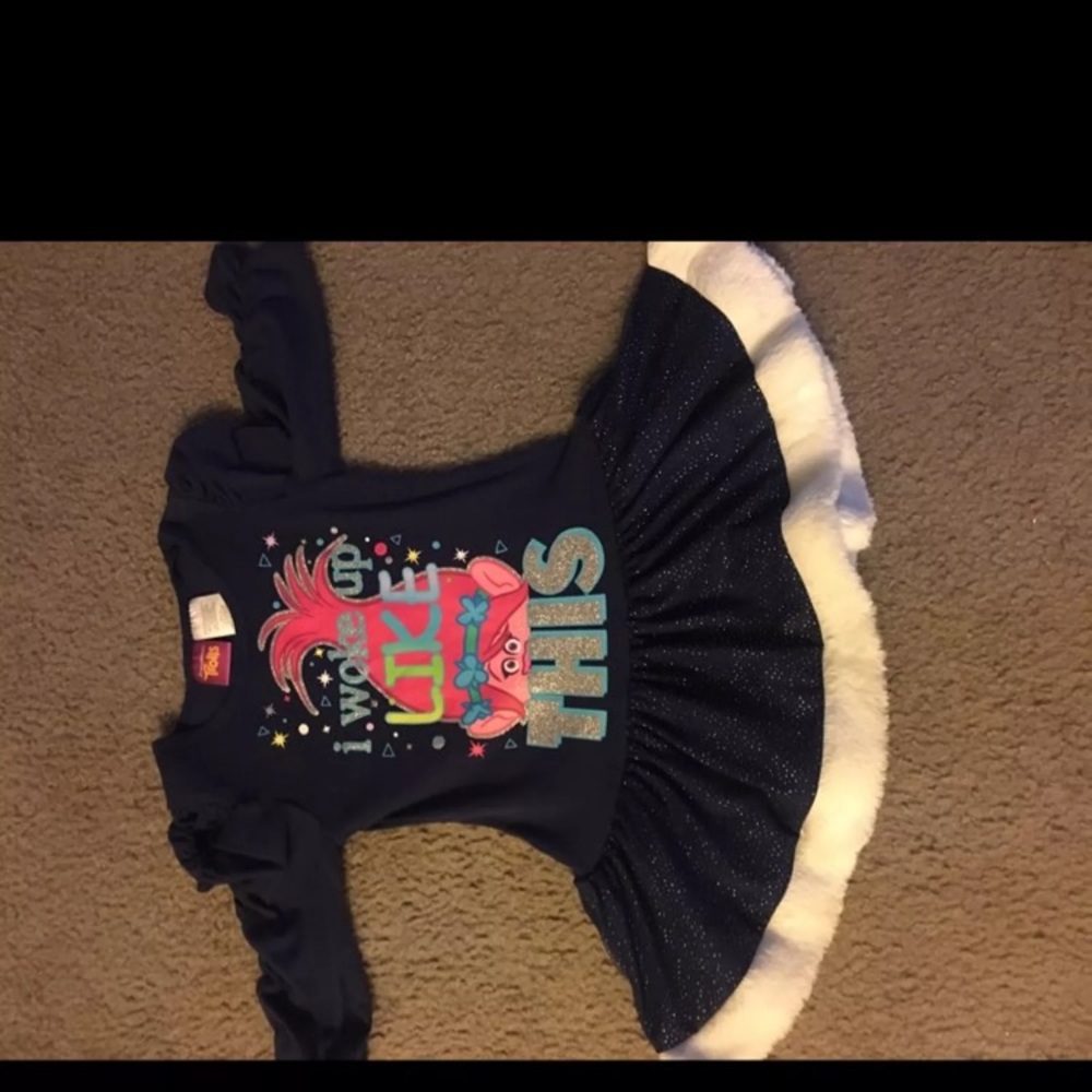 Little girls troll dress