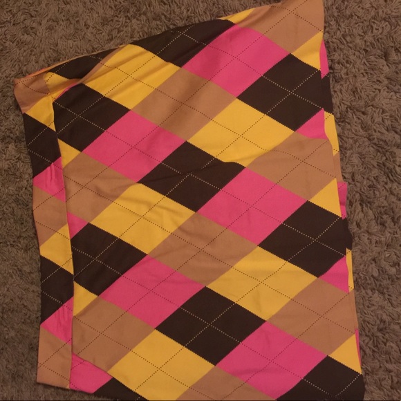 loudmouth Dresses & Skirts - Pink and Tan Ladies Loudmouth skort