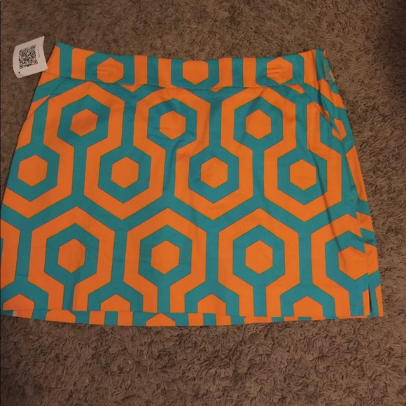 loudmouth Dresses & Skirts - Orange and Green Loudmouth skort