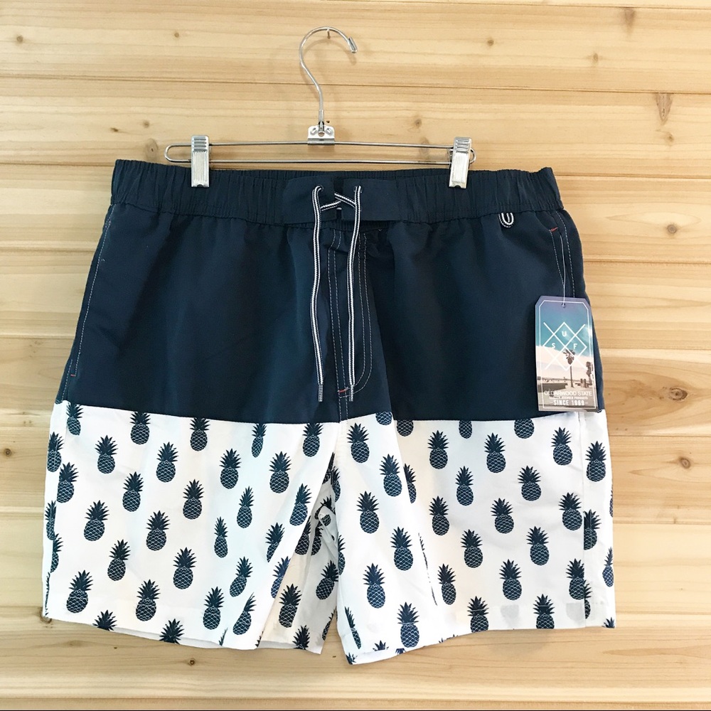 [Cedarwood State] Pineapple Board Shorts