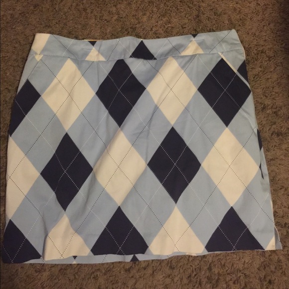 loudmouth Dresses & Skirts - Blue and White Nice Loudmouth Skort