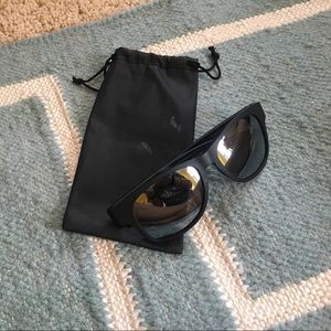 Black Polarized Wayward Sunglasses