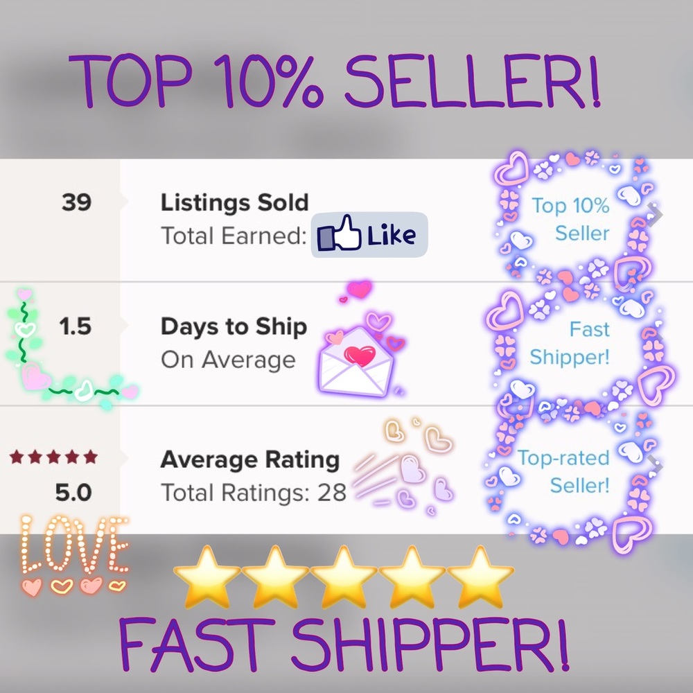 💗TOP 10% SELLER💗✨FAST SHIPPER✨