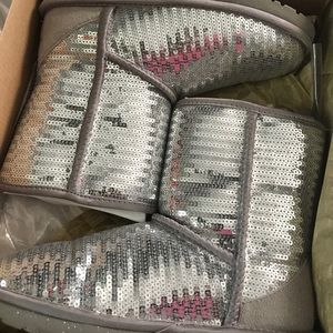 Children Australia UGG Sparkly Glitter Boot