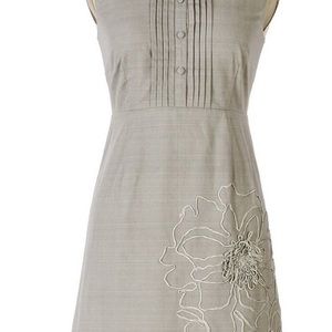 Anthropologie Gray Floral Dress by Tabitha 2