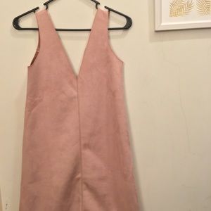 New Pink Suede Dress Exclusive