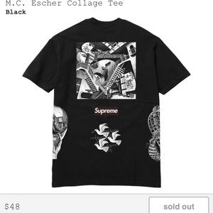 Supreme M.C Esher Collage Tee