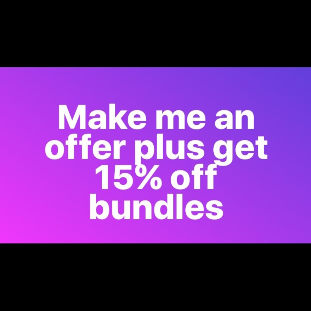 Feel free to bundle or make a offer please