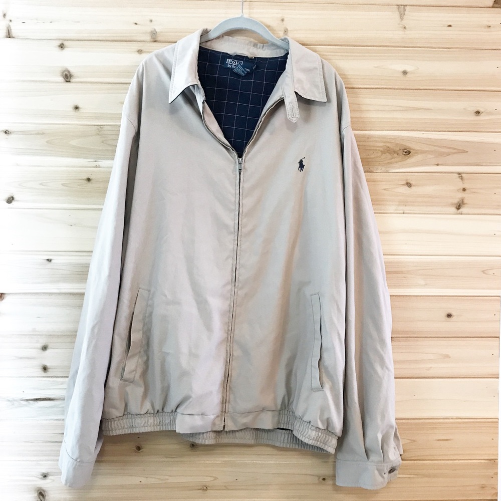 [Ralph Lauren] Tan Zip Up Jacket Windbreaker