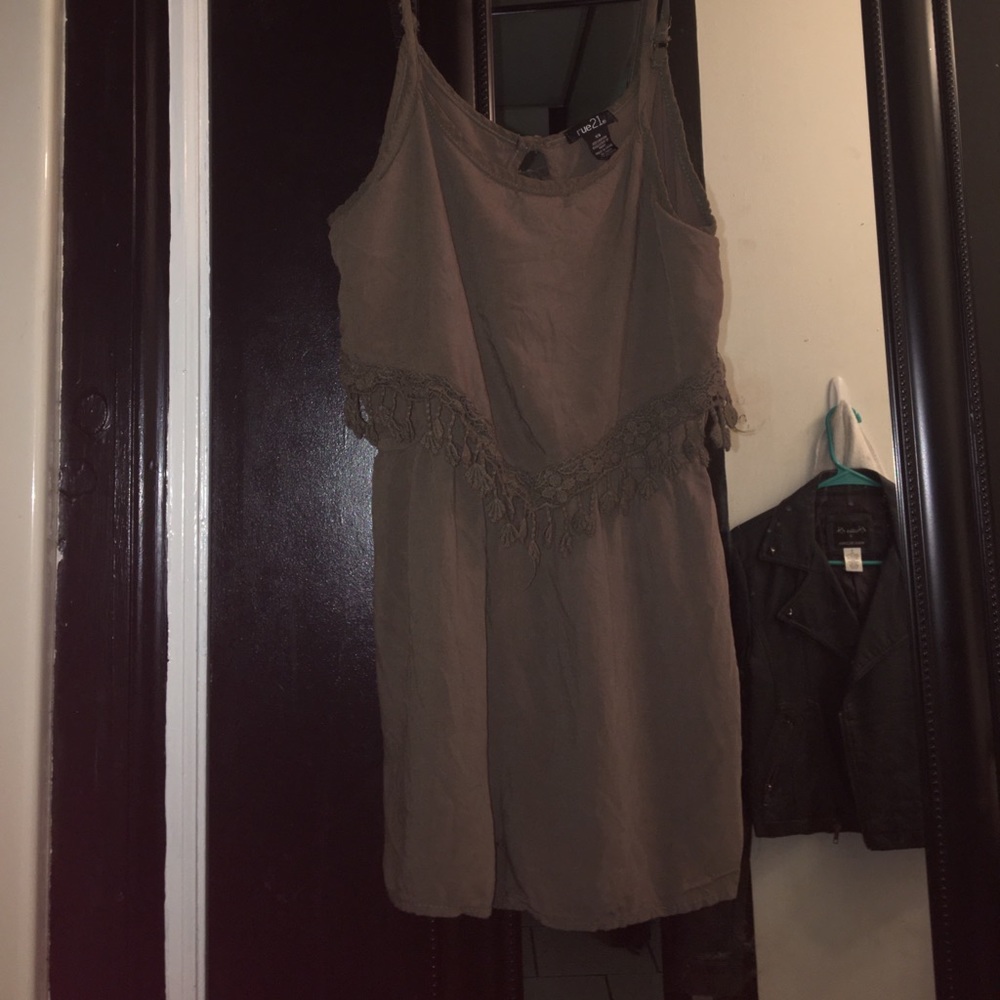 Olive green romper!