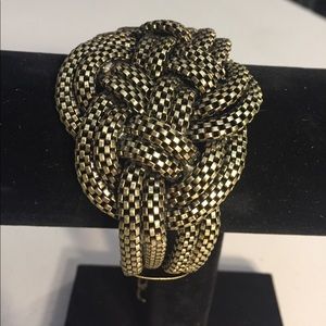 Antique Gold Braided Bracelet
