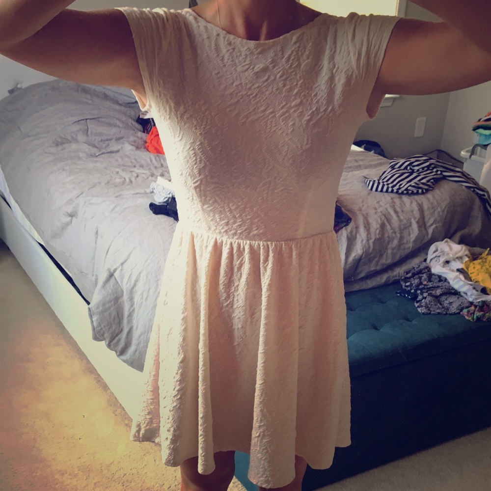 2 basic low back dresses