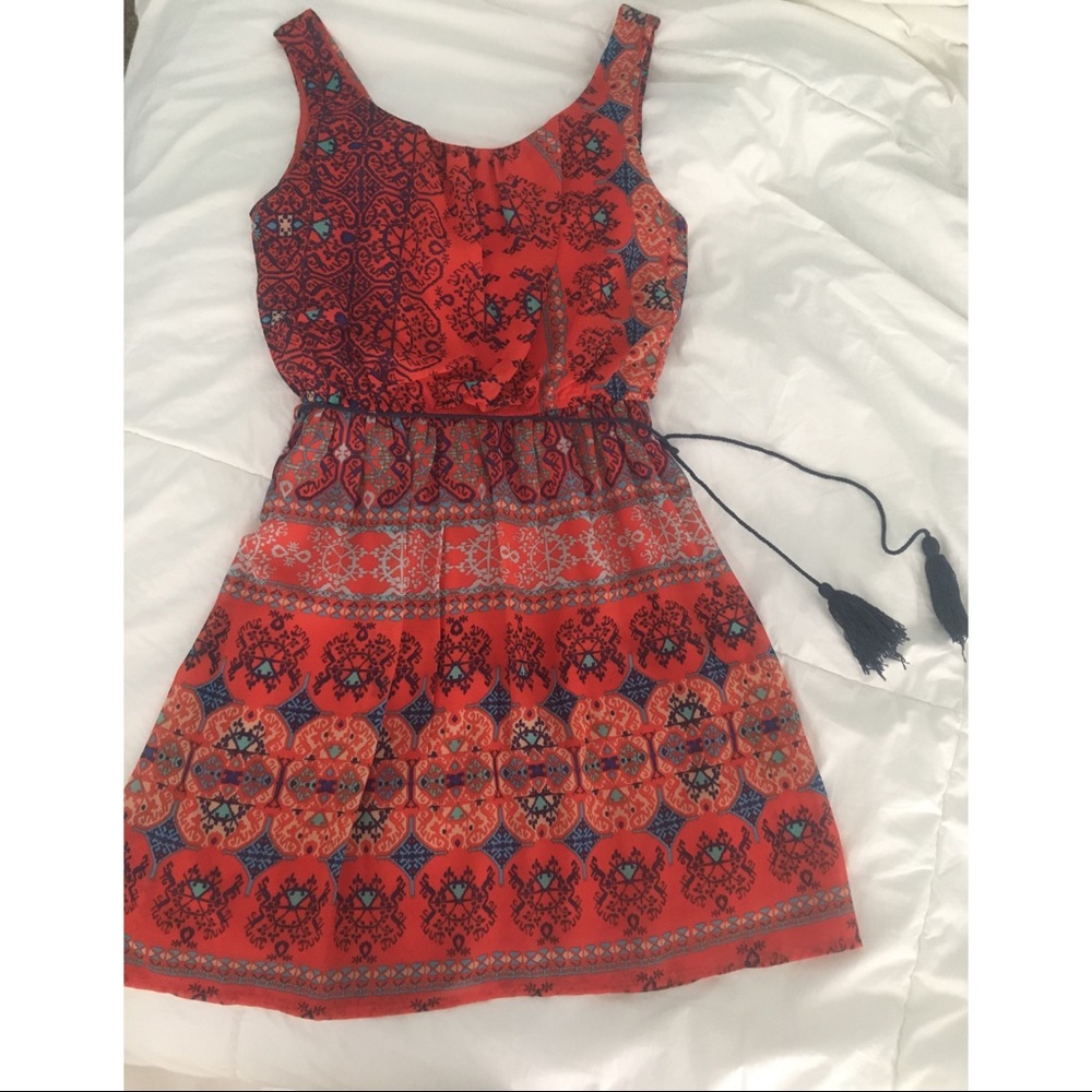 As U Wish Beautifully Printed Day Dress