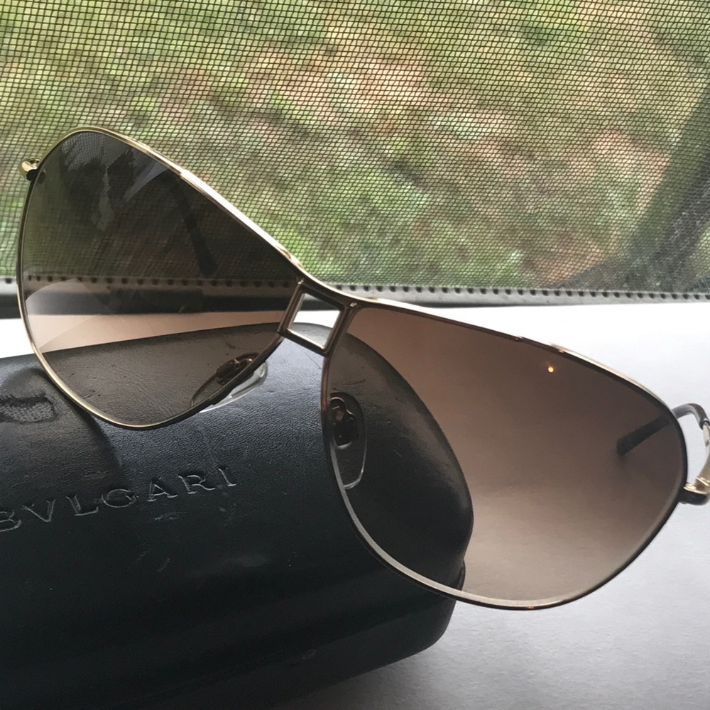 ✨DISCONTINUED BULGARI SUNGLASSES ✨E/U/C ! Unisex - Picture 7 of 8