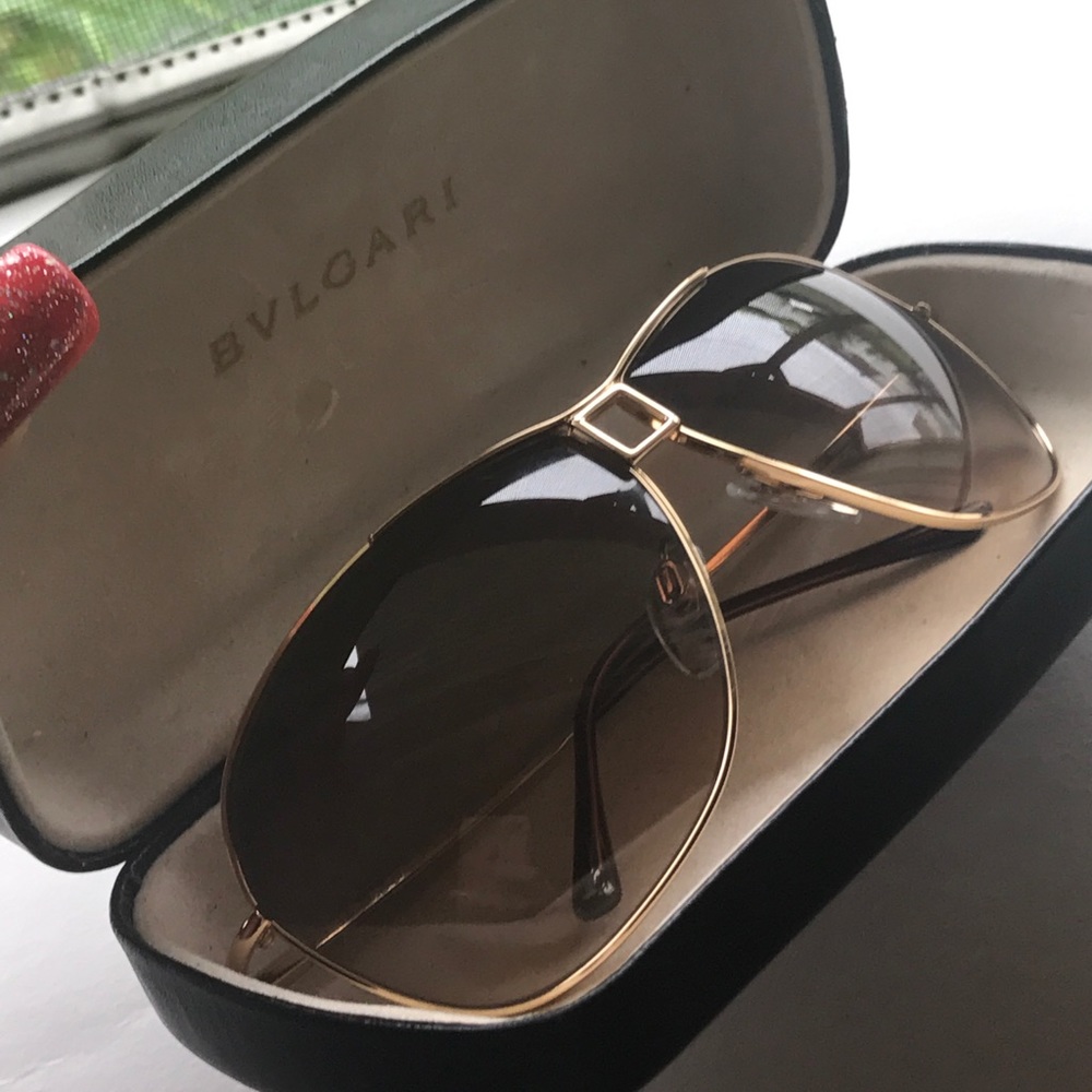 ✨DISCONTINUED BULGARI SUNGLASSES ✨E/U/C ! Unisex - Picture 2 of 8