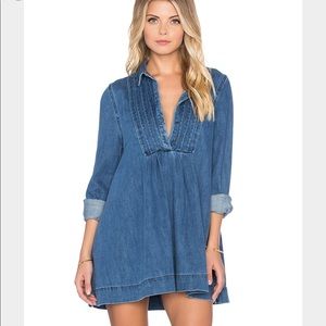 Free People Baby Blues Denim Tunic