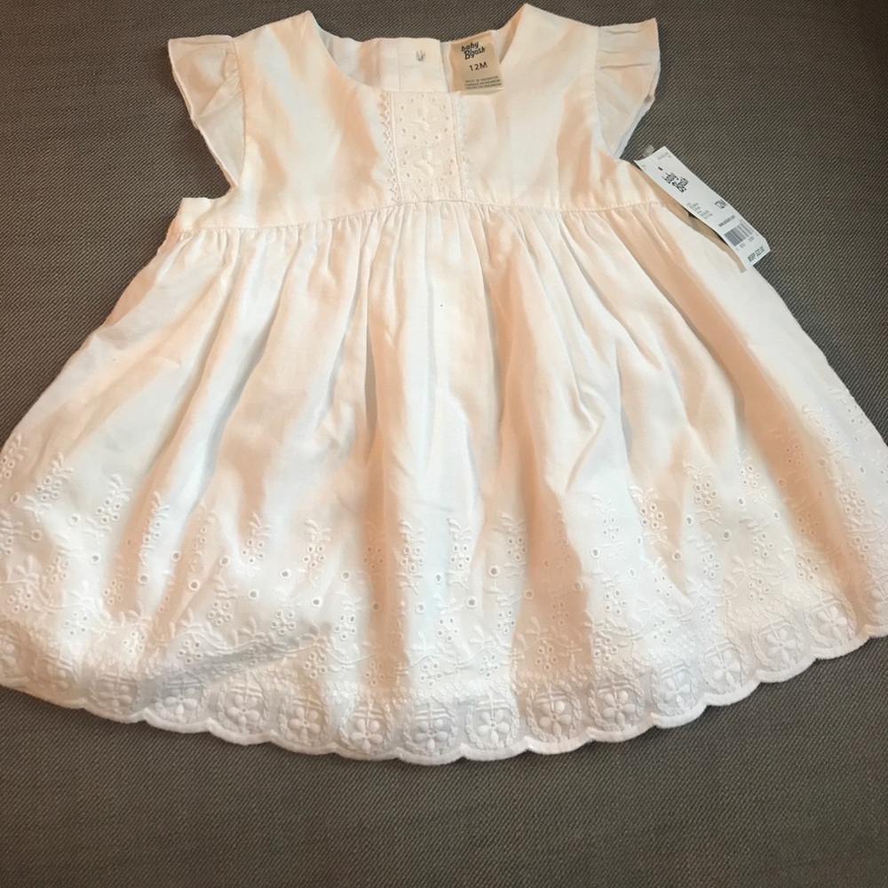 Toddler dress in white