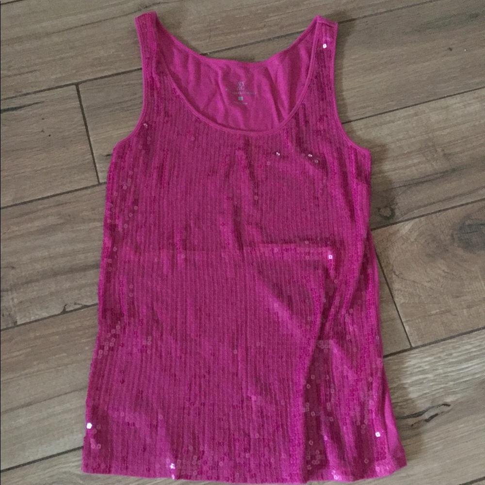 Sequined tank