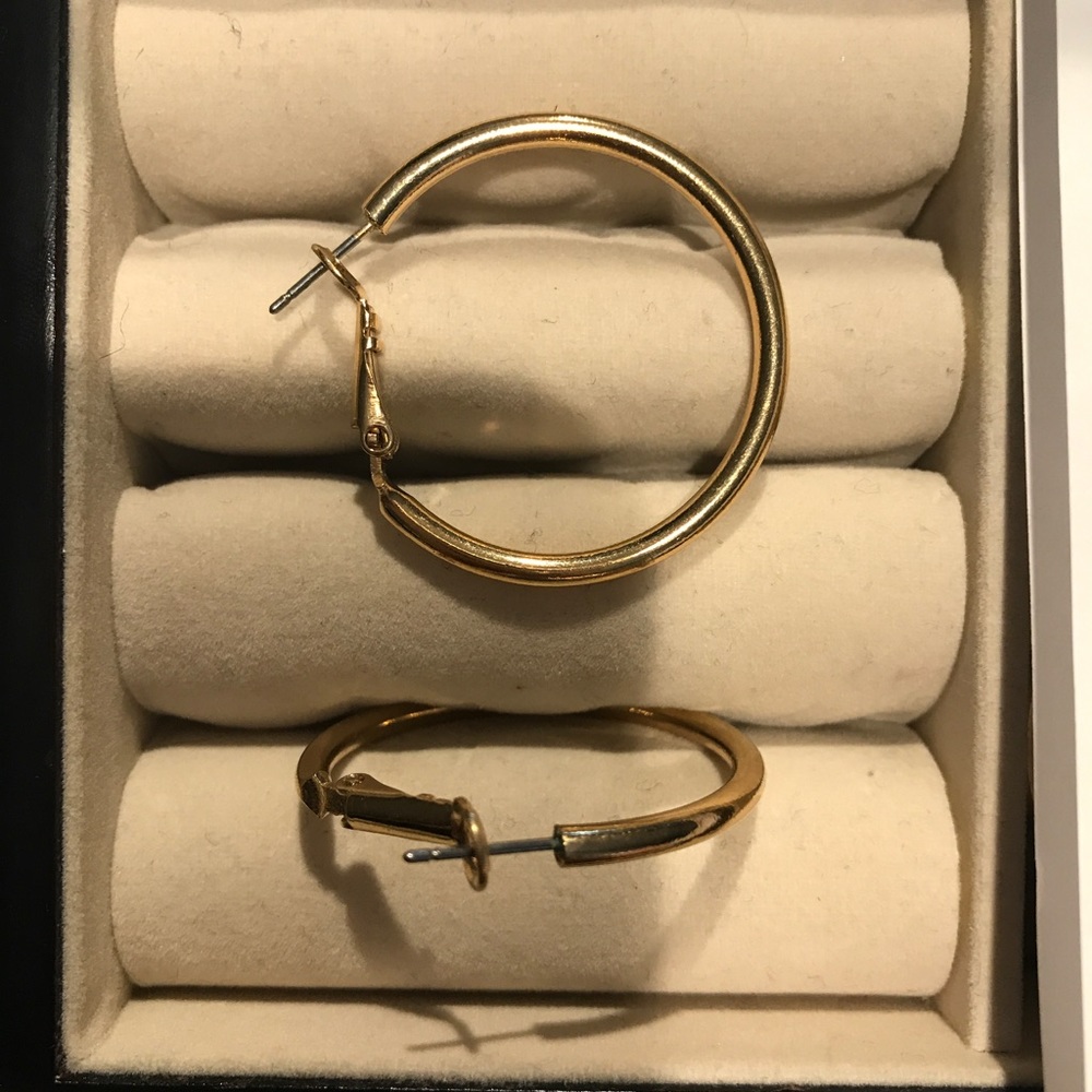 Gold Hoop Earrings