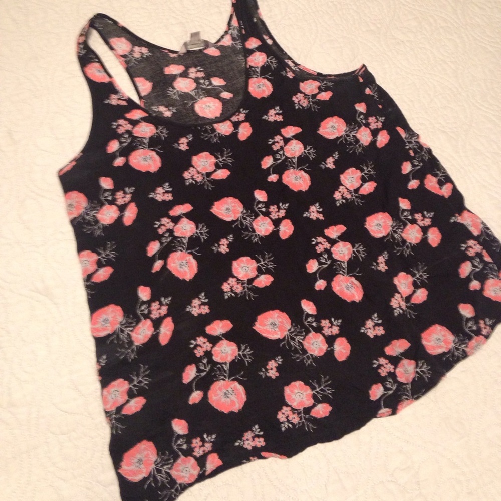 Floral Tank Top Rubbish