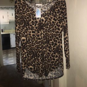 Cheetah Print boutique blouse