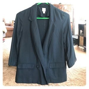 LC Lauren Conrad Teal Blazer