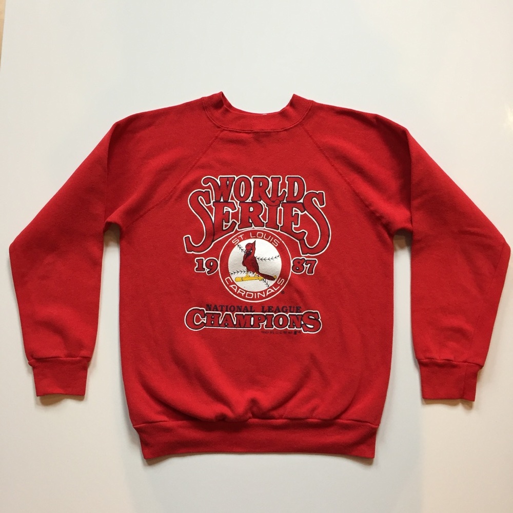 Vintage St. Louis Cardinals baseball sweater 1987